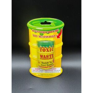 Toxic Waste Scented SquishToy Green Barrel Fidget Stress Relief Novelty TOY33140